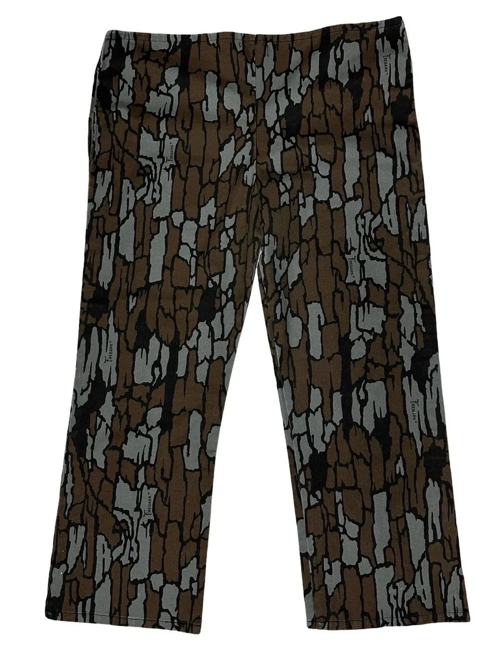 Vintage 80s/90s Chevrolet Camo Hunting Overpants Men’s SZ Large Deer Tree Bark